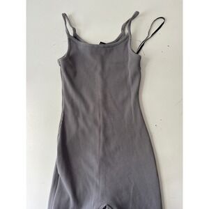 XS stretchy bodycon summer fitted ribbed sleeveless jumpsuit women forever 21